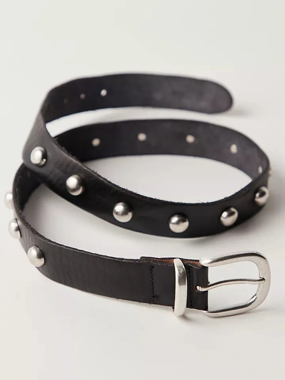 Zara Studded Black Leather Belt ! NWT size s!